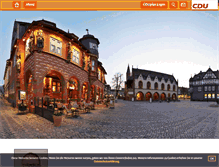 Tablet Screenshot of cdu-fraktion-goslar.de